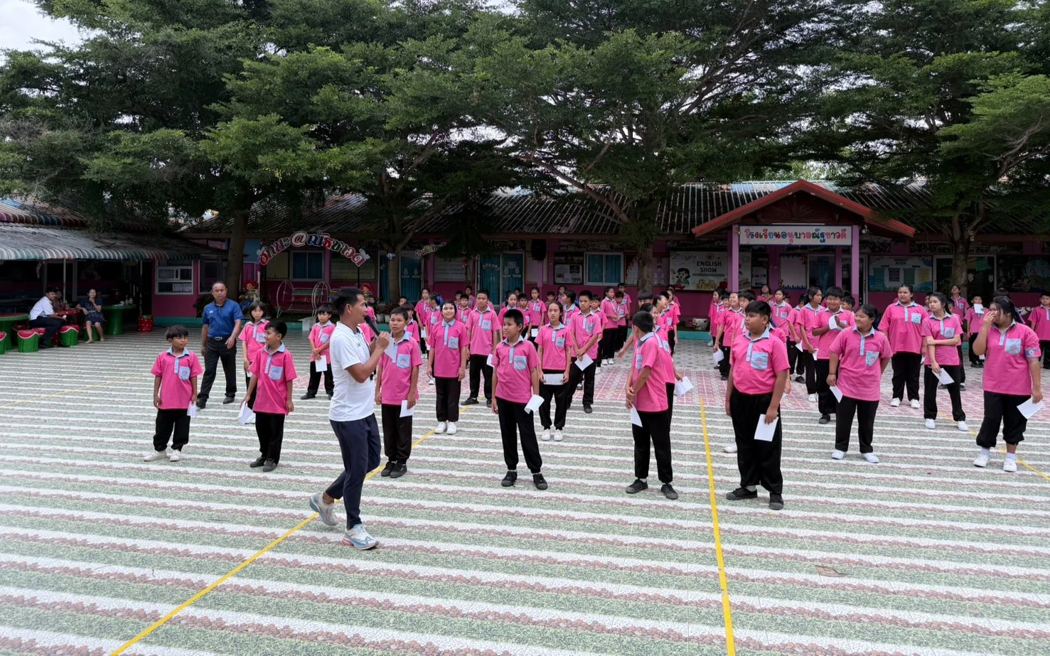 ลงพื้นที่ดำเนินการทดสอบและจัดเก็บข้อมูลสมรรถภาพทางกายนักเรียน ในรุ่นอายุ 13-18 ปี