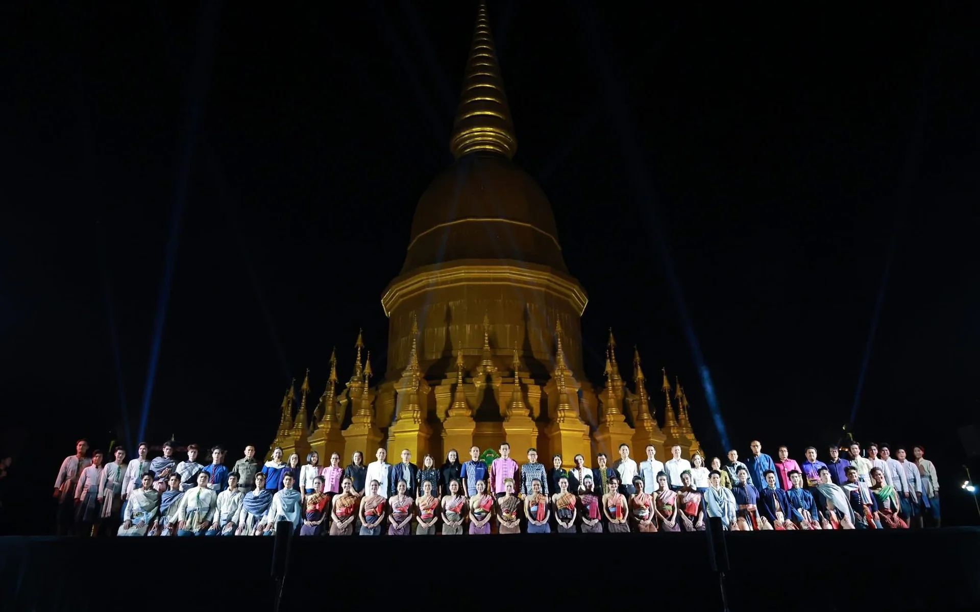 การแสดง แสง สี เสียง งานนมัสการพระมหาธาตุเจดีย์ศรีมหาสารคาม