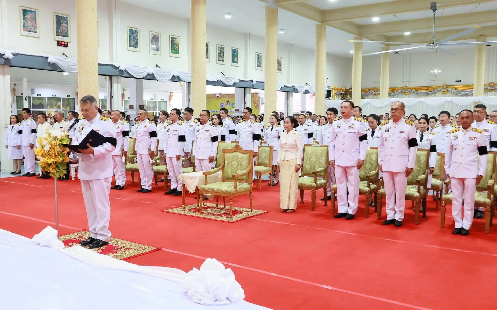พิธีเจริญพระพุทธมนต์และพิธีทำบุญตักบาตร ถวายพระราชกุศล แด่พระบาทสมเด็จพระเจ้าอยู่หัว เนื่องในโอกาสวันเฉลิมพระชนมพรรษา 28 กรกฎาคม 2569